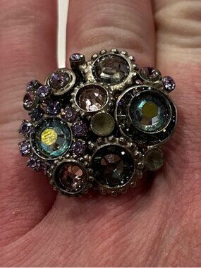 Sorrelli Multi-Stone Silver Ring